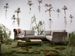 Gartensofas|Loungesofas|idyl Gartensofa Setja 2-Sitzer AL rechts Grau