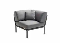 Gartensofas|Loungesofas|solpuri Gartensofa-Modul Club Anthrazit