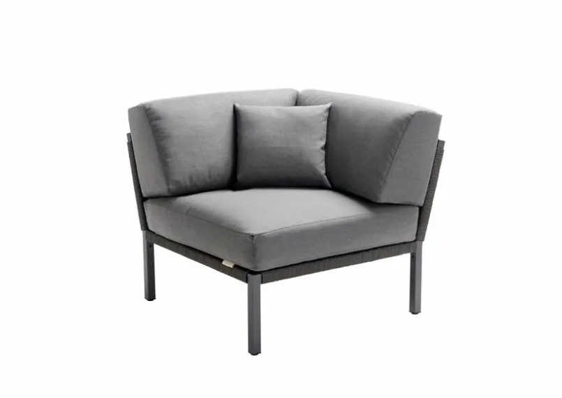 Gartensofas|Loungesofas|solpuri Gartensofa-Modul Club Anthrazit