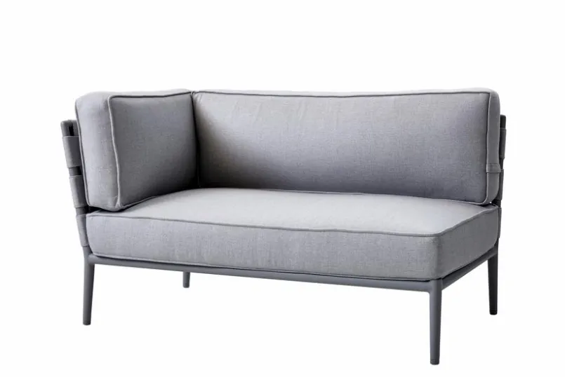 Gartensofa-Modul Conic, Aluminium<Cane-line