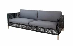 Cane-line Loungemöbel-Sets-Gartensofa-Modul Connect Set Schwarz