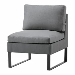 Gartensofas|Loungesofas|Cane-line Gartensofa-Modul Flex Einzelmodul Grau