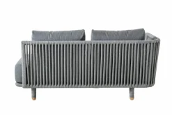 Cane-line Gartensofas|Loungesofas-Gartensofa-Modul Moments, Rope Grau