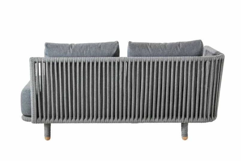 Cane-line Gartensofas|Loungesofas-Gartensofa-Modul Moments, Rope Grau
