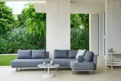 Gartensofas|Loungesofas|Cane-line Gartensofa-Modul Moments, Rope Grau