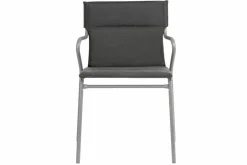 Gartenstühle|Lafuma Mobilier Gartenstuhl Ancone, onyx Schwarz
