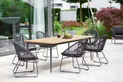 NIEHOFF GARDEN Gartenstühle-Gartenstuhl Kuta Schwarz