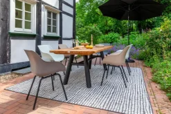 SCHÖNER WOHNEN-Kollektion Gartenstühle-Gartenstuhl Lieke Taupe