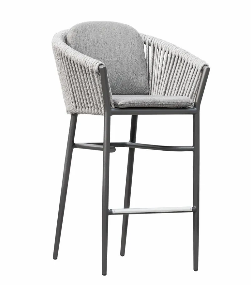 Gartenstühle|Segarda Gartenstuhl Muses Essgruppe Grau