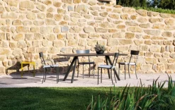 Balkonstühle|Gartenstühle|vermobil Gartenstuhl stapelbar Mogan Anthrazit