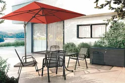 Gartenstühle|MWH Gartenstuhl stapelbar Savoy Silber