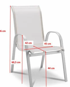 Gartenstühle-Gartenstuhl stapelbar Adria Türkis