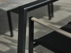 Gartenstühle|Brafab Gartenstuhl stapelbar Lyra Schwarz