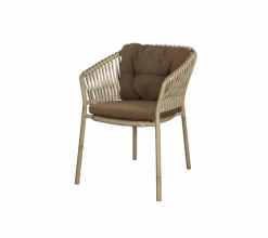 Gartenstuhl-Auflagen|Cane-line Gartenstuhl-Auflage Ocean Dining 2tlg. Umbra