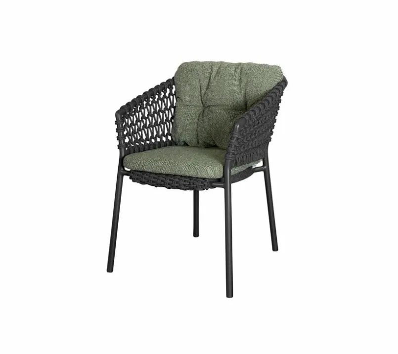 Cane-line Gartenstuhl-Auflagen-Gartenstuhl-Auflage Ocean Dining 2tlg. Grün