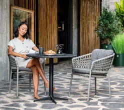 Cane-line Gartenstuhl-Auflagen-Gartenstuhl-Auflage Ocean Dining 2tlg. Grau