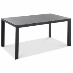 Gartentische-Gartentisch Deluxe Alu 160 x 90 Hellgrau