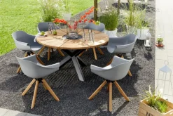 Gartentische|Musterring Gartentisch England ø 140 cm Teak