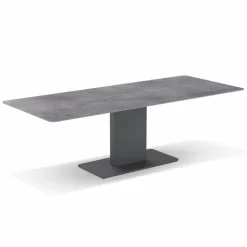sitMOBILIA Gartentische-Gartentisch Glarus 200 x 90 cm Grau