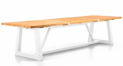 suns Gartentische-Gartentisch Ovada 340 x 100 cm Weiß