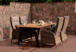Gartentische| Gartentisch Vermont 180 x 100 cm Teak