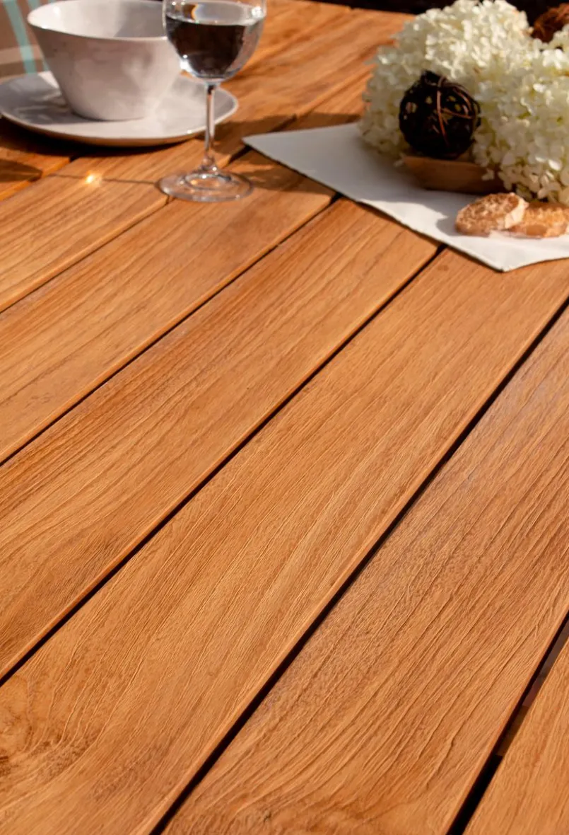 Gartentische| Gartentisch Vermont 180 x 100 cm Teak