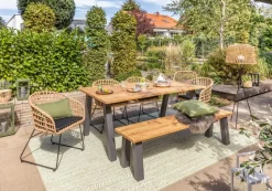 Gartentische| Gartentisch Vermont 180 x 100 cm Teak