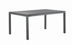 Gartentische|solpuri Gartentisch ausziehbar Classic Alu 160/220 x 100 cm Hellgrau