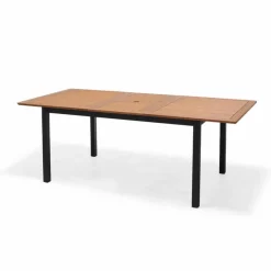 Gartentische-Gartentisch ausziehbar Kingsbury 150 x 89 cm Eukalyptus