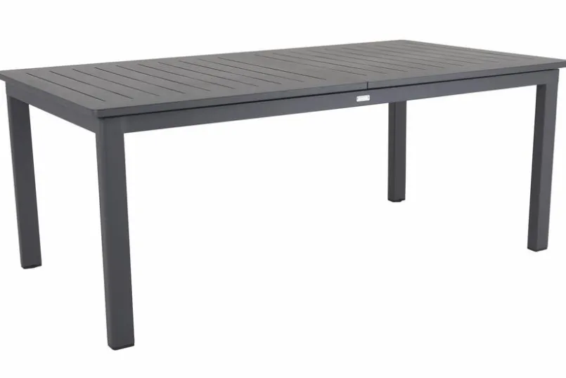 Brafab Gartentische-Gartentisch ausziehbar Lomma 194/312 x 100 cm Anthrazit