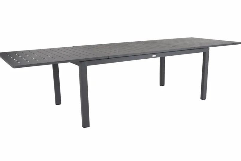 Brafab Gartentische-Gartentisch ausziehbar Lomma 194/312 x 100 cm Anthrazit