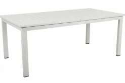 Gartentische|Brafab Gartentisch ausziehbar Lomma 194/312 x 73 cm Light Grey