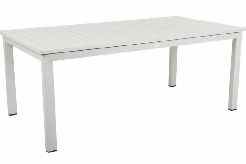 Gartentische|Brafab Gartentisch ausziehbar Lomma 194/312 x 73 cm Light Grey