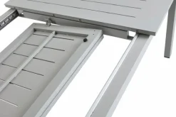 Gartentische|Brafab Gartentisch ausziehbar Lomma 194/312 x 73 cm Light Grey