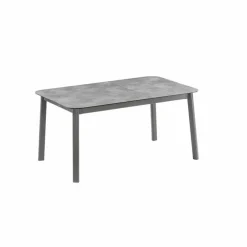 Lafuma Mobilier Gartentische-Gartentisch ausziehbar Oron 100/154 x 100 cm Zement