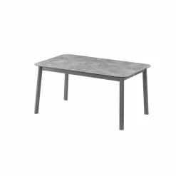 Lafuma Mobilier Gartentische-Gartentisch ausziehbar Oron 100/154 x 100 cm Zement