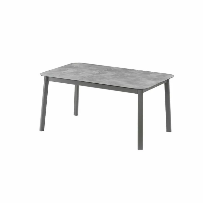 Lafuma Mobilier Gartentische-Gartentisch ausziehbar Oron 100/154 x 100 cm Zement