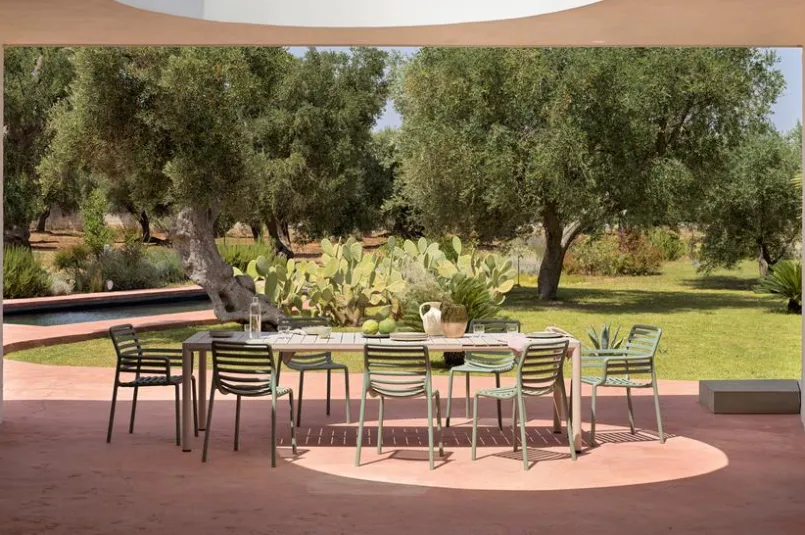 Nardi Gartentische-Gartentisch ausziehbar Tevere 147 cm Corda