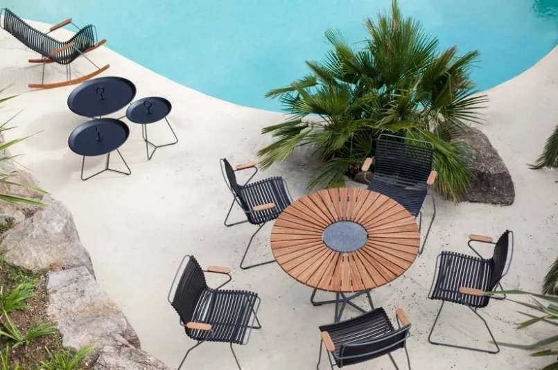 HOUE Gartentische-Gartentisch Circle Ø 150 cm Bambus