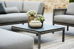 solpuri Loungetische-Gartentisch Club 80 x 30 cm Anthrazit
