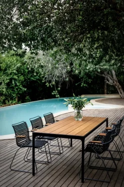 Gartentische|HOUE Gartentisch Four 210 x 90 cm Schwarz