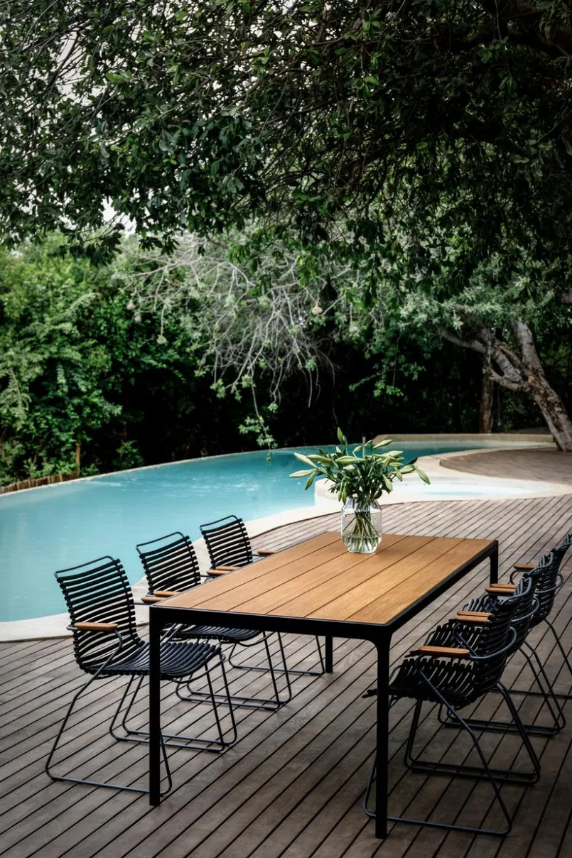 Gartentische|HOUE Gartentisch Four 210 x 90 cm Schwarz