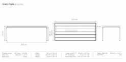 Gartentisch Four 210 x 90 cm<HOUE Best
