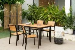 Gartentische-Gartentisch Kingsbury 140 x 80 cm Eukalyptus