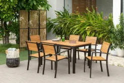 Gartentische-Gartentisch Kingsbury 140 x 80 cm Eukalyptus