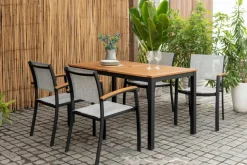 Gartentische-Gartentisch Kingsbury 140 x 80 cm Eukalyptus