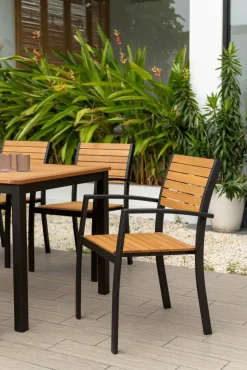 Gartentische-Gartentisch Kingsbury 140 x 80 cm Eukalyptus