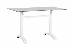 Brafab Balkontische|Gartentische-Gartentisch klappbar Avila 125 x 70 cm Hellgrau