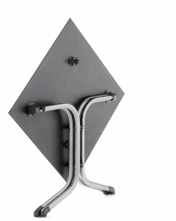 sieger Balkontische|Gartentische-Gartentisch klappbar Polytec 80 x 80 cm Dunkelgrau