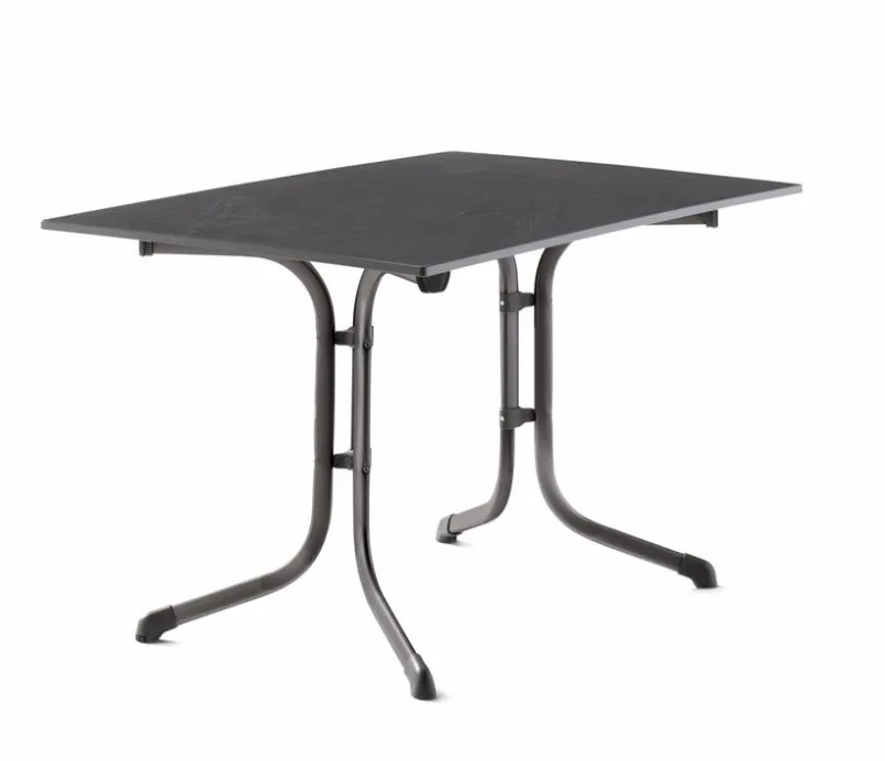 sieger Gartentische-Gartentisch klappbar Vivodur 120 x 80 cm Dunkelgrau